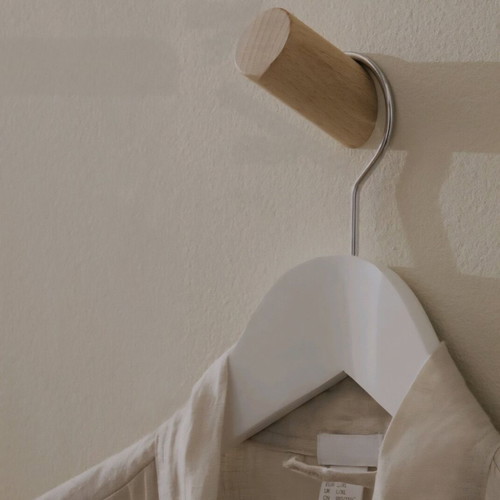 Minimal wooden hooks hangers new, set of 4 pieces