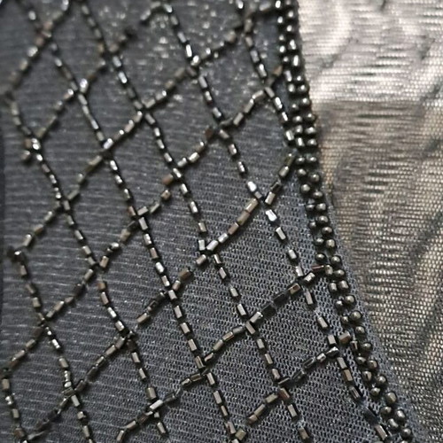 Wangli women's blouse with beads and sequins like new, size XL