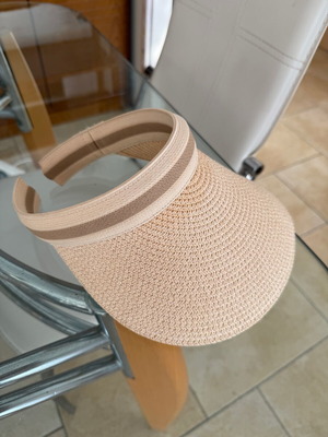 Καπέλο straw hat razor σαν καινούργιο, μπεζ