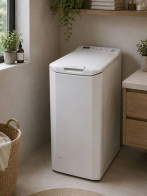 Candy Top Loading Washing Machine 7kg like new, CST 27LET/1-S