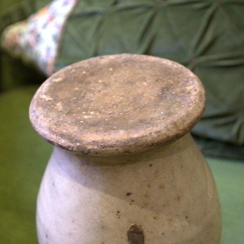 Antique Handcrafted Apulian Ceramic Jug used