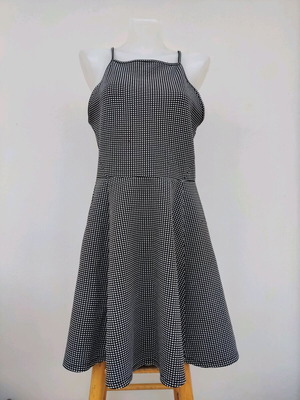 Polka Dot Dress No.44 like new, black and white