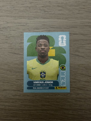 Vinicius Junior Panini Sticker FIFA World Cup 2026 καινούργιο