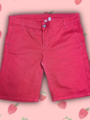 Red Chino shorts Mango used, size 40/L