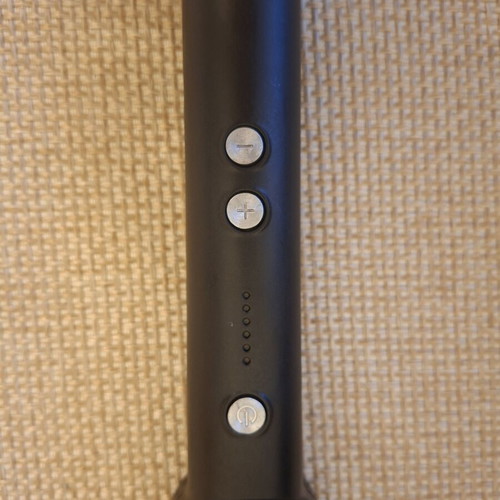 Heated Hair Straightening Brush Black and Purple brand new
