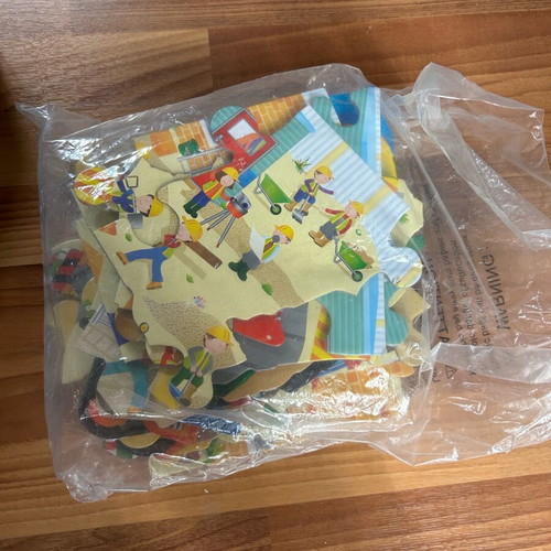 GALT Giant Floor Puzzle Construction Site used for 3-6 years