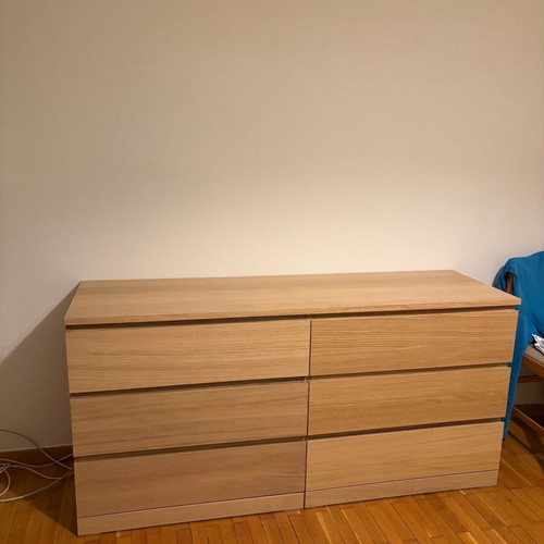 Furniture set like new including bed, sofa, fridge, kitchen, and dresser