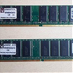  Μνήμες RAM DDR Kingston Kvr400x64c3a 512mb