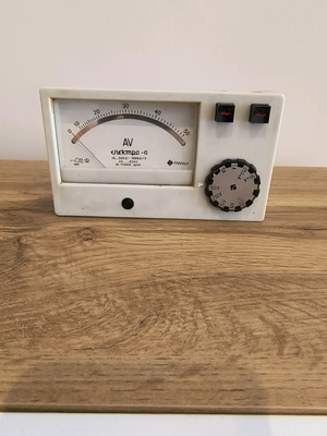 Vintage Analog AV Meter used, retro electrical tester