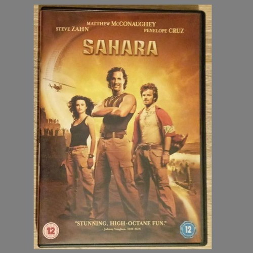 Sahara DVD like new with English subtitles