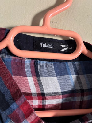 Πουκάμισο καρό Toi&Moi σαν καινούργιο, μπλε