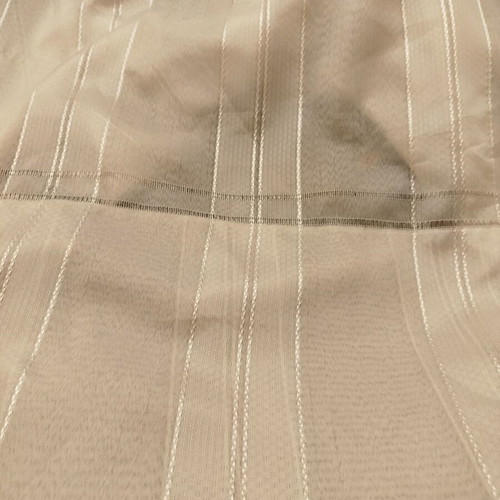 Vintage curtains used, set of two white, height 2.30 m, width 3 m