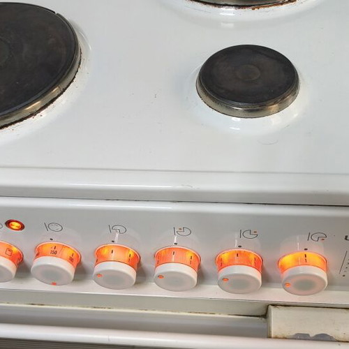 PITSOS Uniflam electric stove used, white, fully functional
