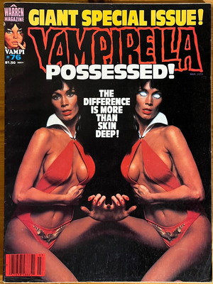 Vampirella No.76 used magazine from WARREN editions