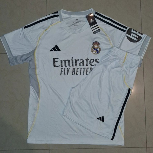 Real Madrid Adidas football set, white, size S
