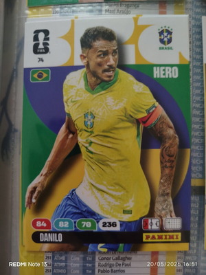 Panini Adrenalyn XL FIFA World Cup 2026 κάρτα Danilo Hero σαν καινούργιο