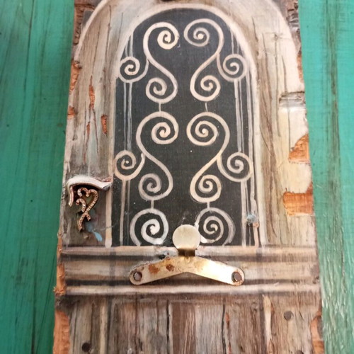 Wall decor door style handmade, like new