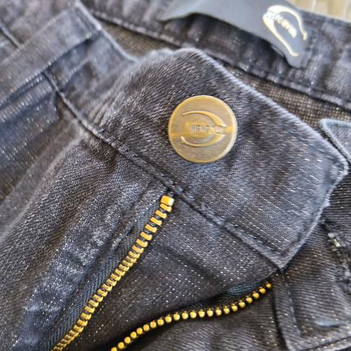 Vintage Just Cavalli jeans with rhinestone logo and coated effect IT 50