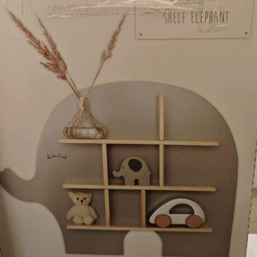 Children's shelf elephant new