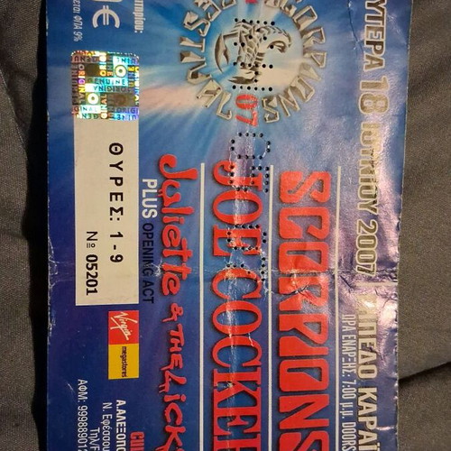 Old football and basketball match tickets used