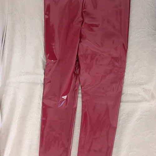 Red leggings new, warm with fur inside
