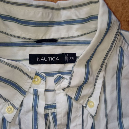 Nautica 2XL striped shirt like new