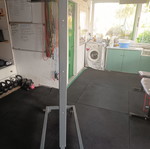 Whiteboard with mirror side, like new