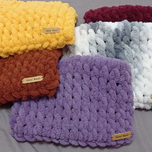 Handmade Puffy Alize Cosmetic Bag Hypoallergenic