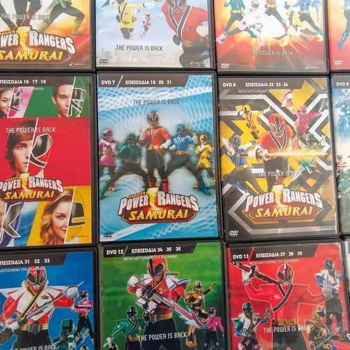 Power Rangers Super Samurai DVD complete series 44 episodes like new, dubbed