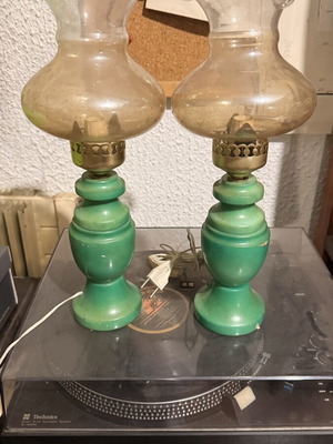 Portatif table lamps used, set of 2