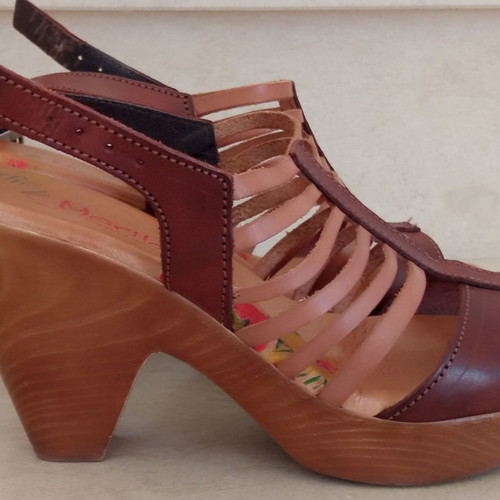 Marila leather sandals used, size 38