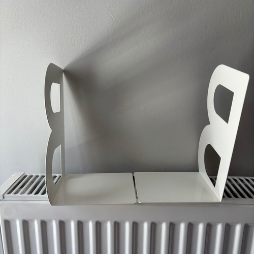 IKEA Busbasse bookends set of 2, new, steel