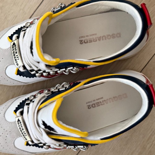 Dsquared2 sneakers like new, size 38, white casual shoes