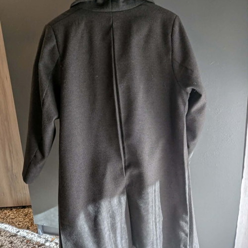 Gray mouse coat like new, size M
