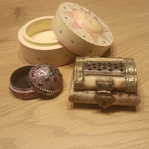 Vintage Indian boxes like new for jewelry
