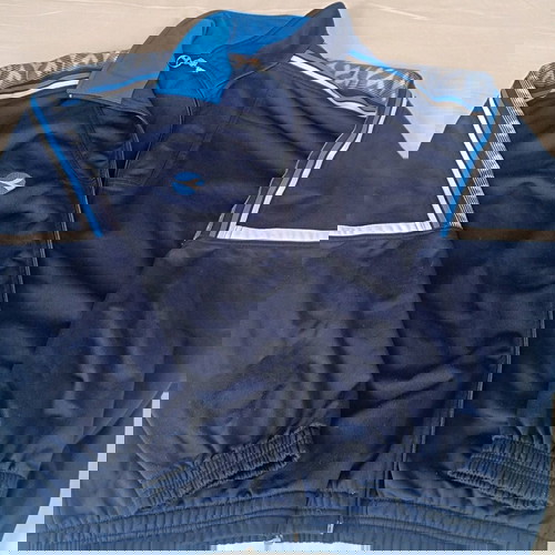 Diadora Vintage Ανδρική Ζακέτα σαν καινούργιο, μέγεθος XL, άσπρη και μπλε