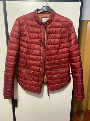 Bershka spring jacket L burgundy like new