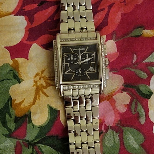 Pierre Cardin 3BAR wristwatch, silver, women's