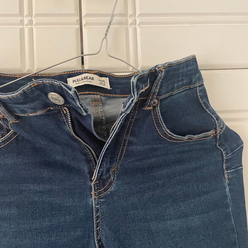 Pull and Bear blue fitted jeans like new, size 34