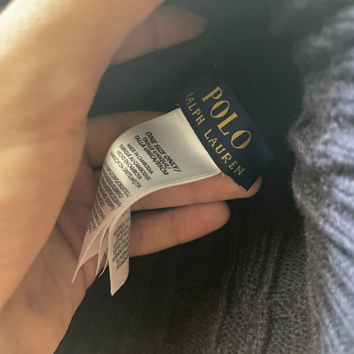 Ralph Lauren beanie, blue, one size