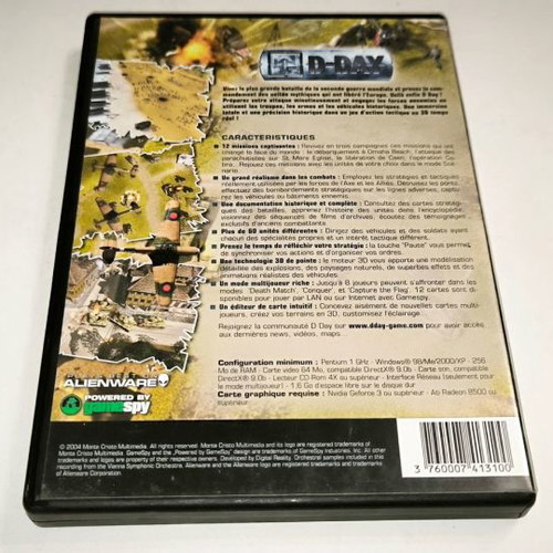 PC D-Day game used, French edition, strategy