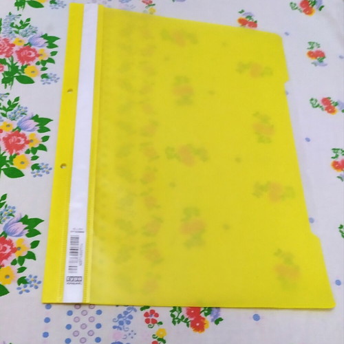 Pack of 7 folders for transparencies
