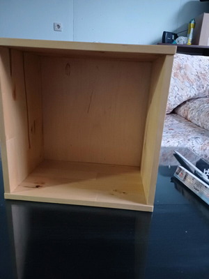 IKEA FÖRHÖJA wall shelf, solid wood