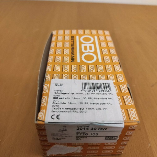 Cable fixing nails (roca) 14/30 new, pack of 50 pcs