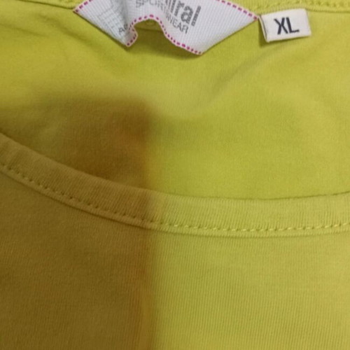 Admiral women's sports tank top XL like new, green yellow