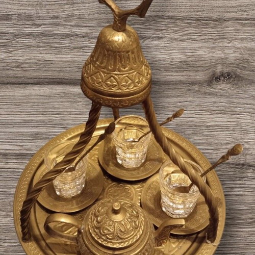 Ottoman style tea serving set like new, Istanbul