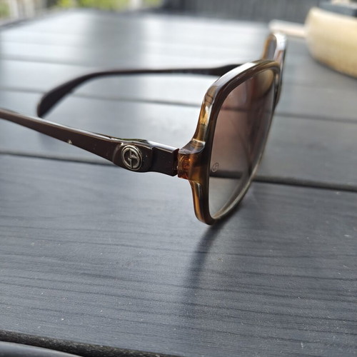 Giorgio Armani sunglasses like new, brown and purple