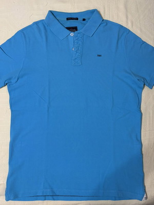 Funky Buddha polo t-shirt, turquoise