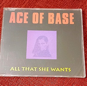 ACE OF BASE - ALL THAT SHE WANTS - 4 TRK CD SINGLE