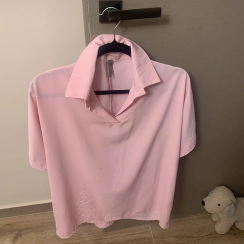 Pink blouse like new, size XL